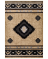 Abbie & Allie Rugs Rugs Paramount Par-1096 5'3" X 7'9" Area Rug In Black