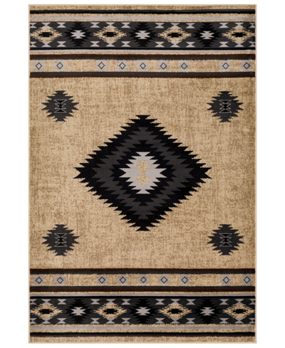 Abbie & Allie Rugs Rugs Paramount Par-1096 5'3" X 7'9" Area Rug In Black