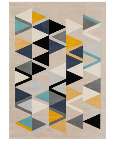 Abbie & Allie Rugs City Cit-2349 5'3" X 7'3" Area Rug In Mustard