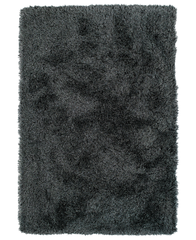 D Style Fia 5' X 7' 6" Shag Area Rug In Midnight