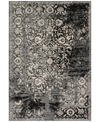 SPRING VALLEY HOME EMORY EB-01 BLACK/IVORY 7'7" X 10'6" AREA RUG