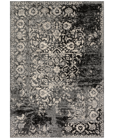 Spring Valley Home Emory Eb-01 Black/ivory 7'7" X 10'6" Area Rug