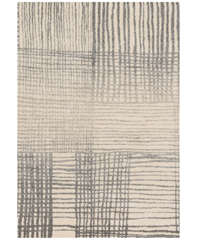 Spring Valley Home Closeout! Loloi Emory Eb-05 Ivory/gray 5'3" X 7'7" Area Rug