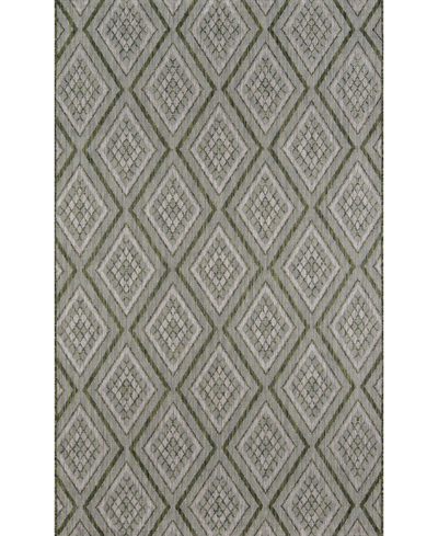 Madcap Cottage Lake Palace Rajastan Weekend 3'3" X 5' Indoor/outdoor Area Rug In Green