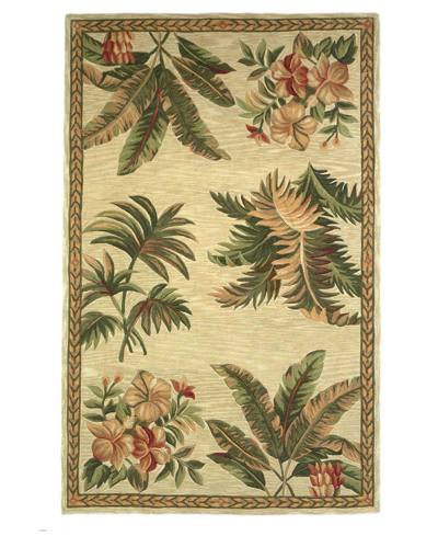 Kas Sparta Tropical Oasis 3133 Ivory 3'6" X 5'6" Area Rug