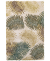 Kas Havana Fern View Area Rug, 5' X 8' In Ivory/cream