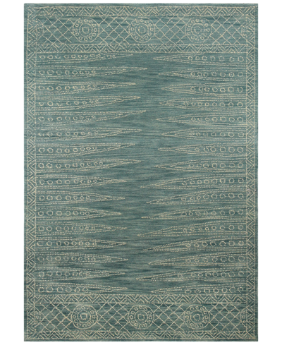 Bb Rugs Veneto Cl153 5' X 7'6" Area Rug In Teal