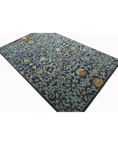 Bb Rugs Dijay Djy-131 Navy 3'9" X 5'9" Area Rug