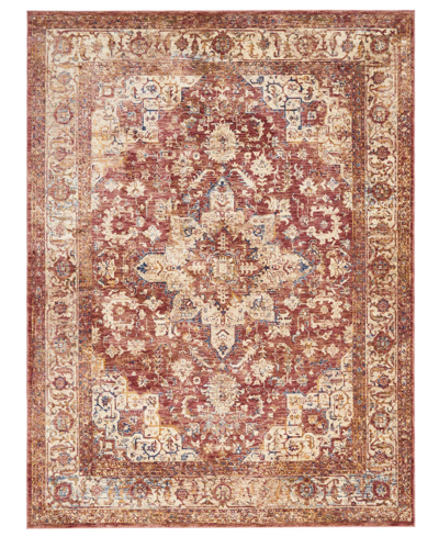 Km Home Taza Heriz 3' X 5' Area Rug In Red