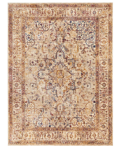 Km Home Taza Heriz 8' 3" X 11' 6" Area Rug In Beige