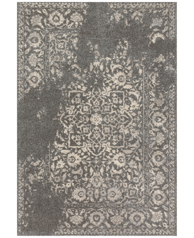 Spring Valley Home Closeout! Loloi Emory Eb-01 Charcoal/ivory 2'5" X 7'7" Runner Area Rug