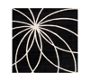 Surya Forum Fm-7072 Black 6' Square Area Rug In Black