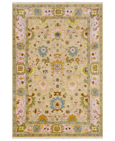 Surya Hillcrest Hil-9043 Tan 5'6" X 8'6" Area Rug