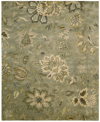 Nourison Rajah Tapestry Silver 7'9" X 9'9" Area Rug