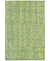 D Style Calisa Cs5 3'6" X 5'6" Area Rug In Kiwi