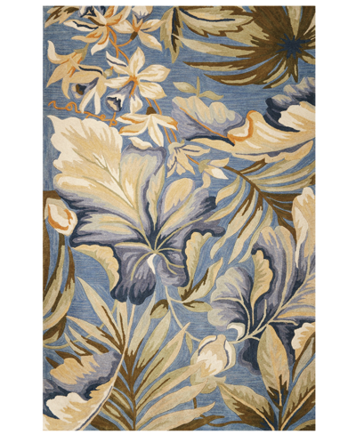 Kas Sparta Paradise 7'9" X 9'6" Area Rug In Blue