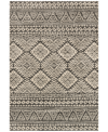 Spring Valley Home Closeout! Loloi Emory Eb-08 Graphite/ivory 5'3" X 7'7" Area Rug