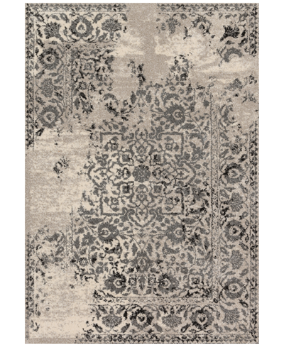 Spring Valley Home Emory Eb-01 Ivory/charcoal 5'3" X 7'7" Area Rug