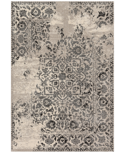 Spring Valley Home Closeout! Loloi Emory Eb-01 Ivory/charcoal 5'3" X 7'7" Area Rug