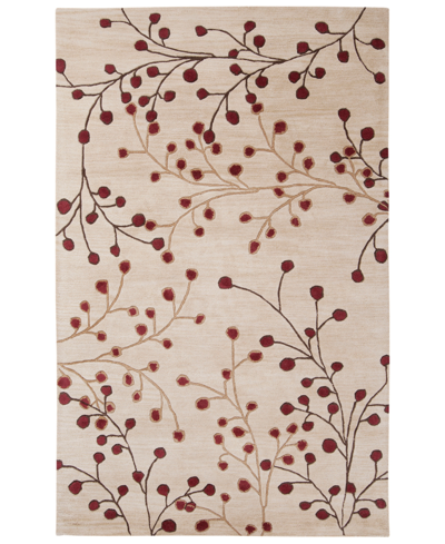 Surya Athena Ath-5053 Burgundy 4' X 6' Area Rug