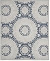Nourison Key Largo Klg03 Blue 5'3" X 7'3" Outdoor Area Rug In Blue