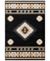 Abbie & Allie Rugs Rugs Paramount Par-1095 5'3" X 7'9" Area Rug In Black