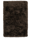 D Style Impact Ia100 3' 6" X 5' 6" Shag Area Rug In Chocolate