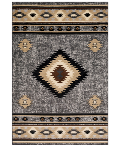 Abbie & Allie Rugs Paramount Par-1094 6'7" X 9'6" Area Rug In Charcoal