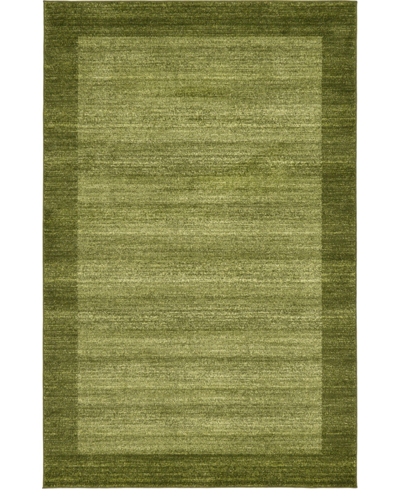Bayshore Home Lyon Lyo4 5' X 8' Area Rug In Light Green