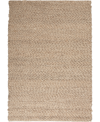 Calvin Klein Ck940 Riverstone Mocha 5'3" X 7'5" Area Rug In Mocha