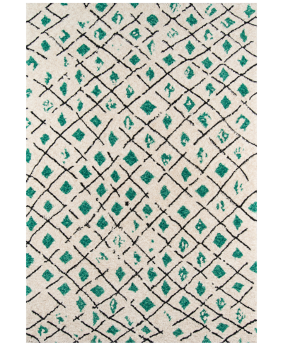 Novogratz Collection Novogratz By Momeni Bungalow Bun02 Green 3' 6" X 5' 6" Area Rug