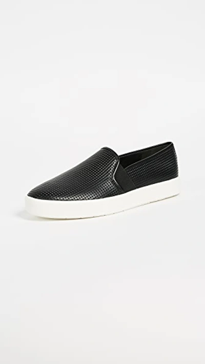 Vince Blair Slip On Sneakers In Black