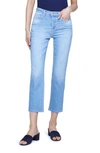 L Agence Alexia High Waist Ankle Straight Leg Jeans In Melrose