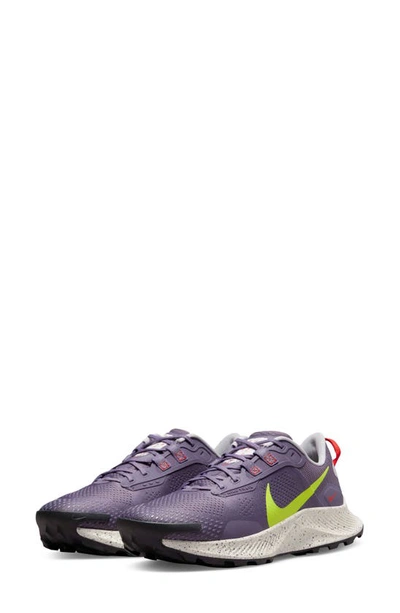 Nike Pegasus Trail 3 Sneakers In Canyon Purple/volt In Canyon Purple/volt/venice/habanero Red/phantom/black