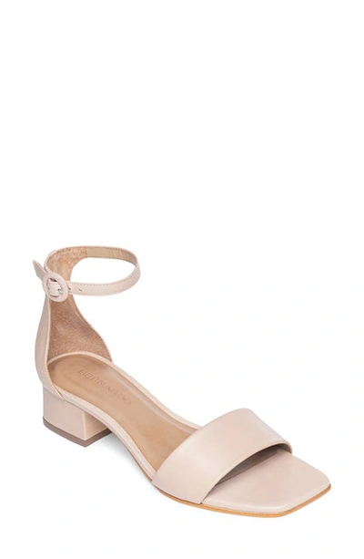 Bernardo Jalena Leather Ankle-strap Sandals In Blush Antique Calf