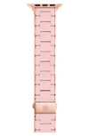 Michele Silicone Wrapped Apple Watch® Bracelet In Pink