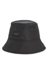 Rag & Bone Addison Recycled Polyester Bucket Hat In Black