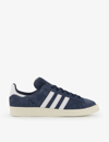ADIDAS ORIGINALS ADIDAS MENS CORE NAVY WHITE OFF WHIT CAMPUS 80S SUEDE LOW-TOP TRAINERS,55702073