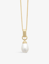 RACHEL JACKSON RACHEL JACKSON WOMEN'S GOLD DROP IN THE OCEAN 22CT YELLOW GOLD-PLATED STERLING SILVER AND FRESHWATER,58047263