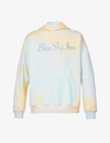 Blue Sky Inn Logo-embroidered Tie Dye Hoodie In Tie Dye