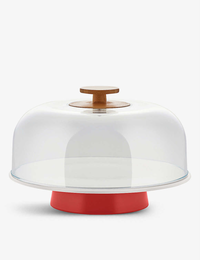 Alessi Mattina Porcelain Cake Stand 21.5 Cm In Nocolor