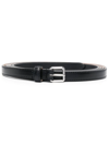 Alexander Mcqueen Buckled Adjustable Belt In Black