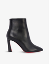 CHRISTIAN LOUBOUTIN CHRISTIAN LOUBOUTIN WOMEN'S BLACK SO ELEONOR 85 LEATHER HEELED ANKLE BOOTS,57789706