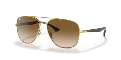 Ray Ban Rb3683 Sunglasses Transparent Brown Frame Brown Lenses 59-15