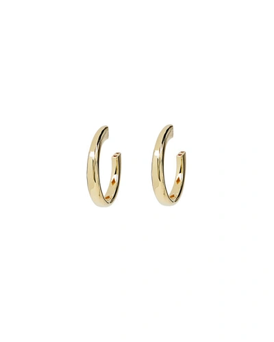 Luv Aj The Architectural Statement Hoop Earrings In Gold