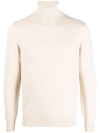 Brunello Cucinelli Men Cashmere Turtle-neck Sweater In Neutrals