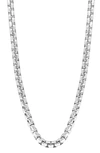 EFFY STERLING SILVER BOX CHAIN NECKLACE