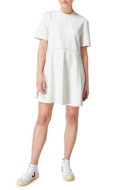 Sweaty Betty Revive Cotton Blend T-shirt Dress In Lily White
