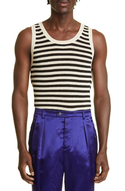 Striped Tank Saint Laurent Sleeveless Shirt Saint Laurent Men's