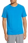 Rhone Crew Neck Short Sleeve T-shirt In Blue Jewel